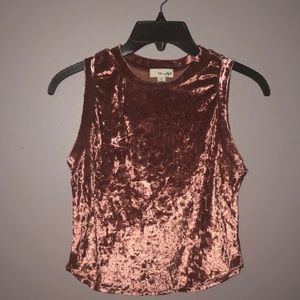 velvet tank top